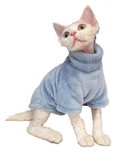 Sphynx Haarlose Katzen Kleidung Sphynx haarlose Katzenkleidung, solides weiches Kunstfell-Pullover-Outfit, süßer Pullover, Herbst-Winter-Mode, Rollkragenpullover, Sphynx-Kleidung, Kätzchen-Katzenbekle Sphynx Haarlose Katzen Kleidung Sphynx haarlose Katzenkleidung, solides weiches Kunstfell-Pullover-Outfit, süßer Pullover, Herbst-Winter-Mode, Rollkragenpullover, Sphynx-Kleidung, Kätzchen-Katzenbekle von skeppy