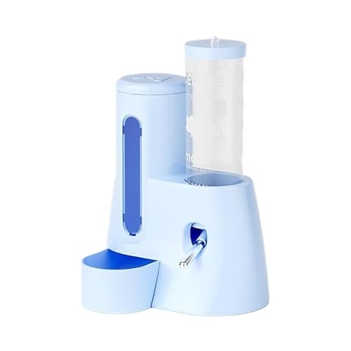 Skyrabbiter 2-in-1 Automatischer Futterspender, Automatischer Futterspender pet, Automatic Water Dispenser, Futterautomat und Wasserspender,100% BPA-frei, Schwerkraft-Katzenfutterspender (A) von skyrabbiter