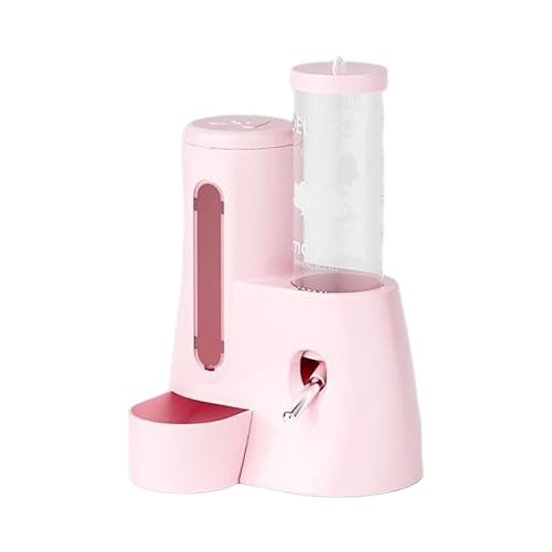 Skyrabbiter 2-in-1 Automatischer Futterspender, Automatischer Futterspender pet, Automatic Water Dispenser, Futterautomat und Wasserspender,100% BPA-frei, Schwerkraft-Katzenfutterspender (B) von skyrabbiter