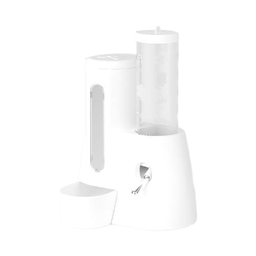 Skyrabbiter 2-in-1 Automatischer Futterspender, Automatischer Futterspender pet, Automatic Water Dispenser, Futterautomat und Wasserspender,100% BPA-frei, Schwerkraft-Katzenfutterspender (C) von skyrabbiter