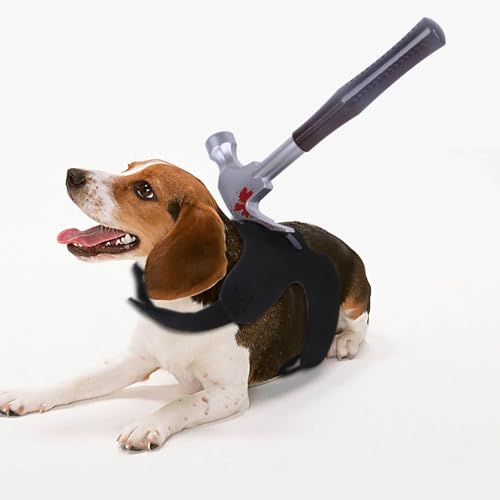 Skyrabbiter Halloween Kostüme für Hunde Killer, Hammer Design, Hundekostüm Halloween, Katzekostüm, Hundekostüm Cosplay für Haustier Cosplay Party, Haustier Cosplay Party Anzug (A, S) von skyrabbiter