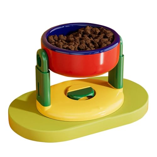 Skyrabbiter Höhenverstellbarer Futternapf für Haustiere, Katzennapf Erhöht Fressnapf Katze, Keramik-Katzennäpfe für Futter und Wasser, perfekt für Katzen, Welpen und kleine Hunde, Haustier-Schale (A) von skyrabbiter