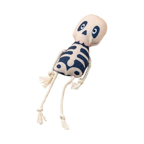 skyrabbiter Halloween Katzenspielzeug, Plüsch Kürbis und Geister Design, Friedhof Schädel Geist Fledermaus Auge Kürbis Plüsch Katzen Spielzeug für Indoor Erwachsene Kätzchen Spiele Zähne Kauen (C) von skyrabbiter