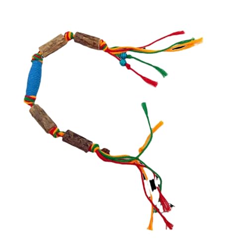 skyrabbiter Katzenspielzeug Kaustab mit Katzenminze, 55 cm, Kauhölzer Sticks für Katzen Zahnpflege & Gegen Mundgeruch Natürlich Sicher Katzensticks Kausticks, Mehrfarbige Baumwollschnüre (Kleine, B) von skyrabbiter