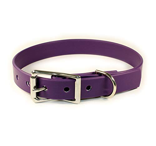 Hundehalsband, wasserdicht, Größe XL, 56-66 cm, Violett von sleepy pup