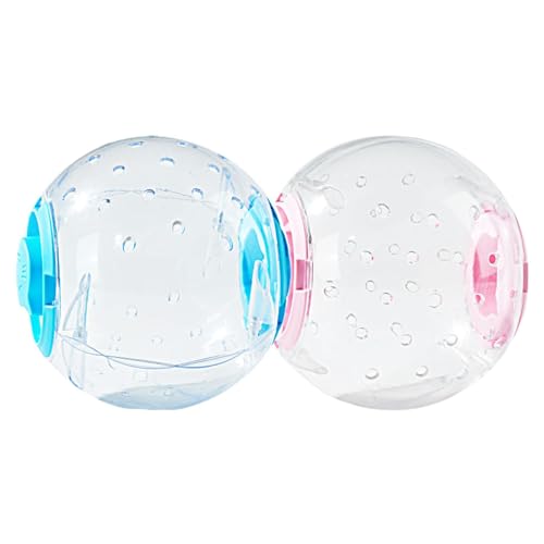 Atmungsaktiver 17,8 cm Hamsterball | leiser Gymnastikball für Zwerghamster | Transparenter Igel-Joggingball | geruchlos und lustig Atmungsaktiver 17,8 cm Hamsterball | leiser Gymnastikball für Zwerghamster | Transparenter Igel-Joggingball | geruchlos und lustig von smai