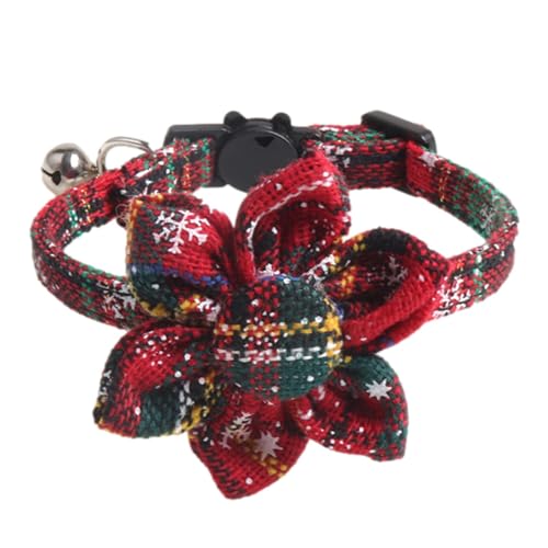 Dog Bows Christmas Collar - Adjustable Snowflake Christmas Collar Elastic, Cute Christmas Bows Dog Collar for Gatherings Carnivals Dog Bows Christmas Collar - Adjustable Snowflake Christmas Collar Elastic, Cute Christmas Bows Dog Collar for Gatherings Carnivals von smai