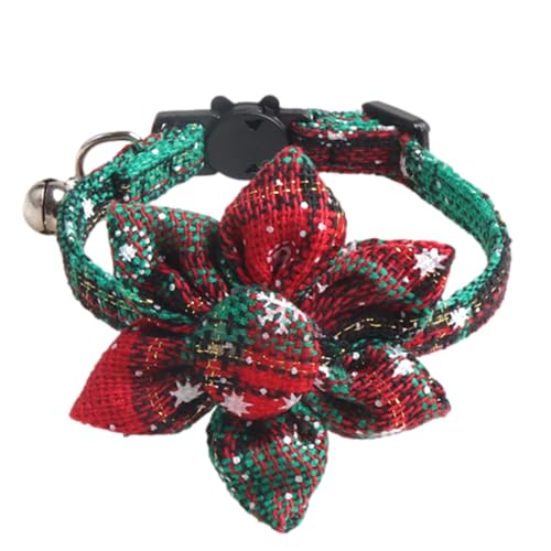 Dog Bows Christmas Collar - Adjustable Snowflake Christmas Collar Elastic, Cute Christmas Bows Dog Collar for Gatherings Carnivals Dog Bows Christmas Collar - Adjustable Snowflake Christmas Collar Elastic, Cute Christmas Bows Dog Collar for Gatherings Carnivals von smai