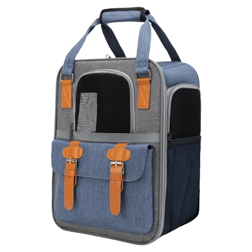 Faltbarer Katzenrucksack – tragbare Haustiertasche mit belüftetem Design, bequem für Katzen und kleine Haustiere, leicht für Reisen, Spaziergänge im Freien, Camping Faltbarer Katzenrucksack – tragbare Haustiertasche mit belüftetem Design, bequem für Katzen und kleine Haustiere, leicht für Reisen, Spaziergänge im Freien, Camping von smai
