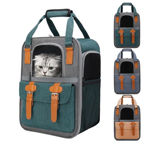 Faltbarer Katzenrucksack – tragbare Haustiertasche mit belüftetem Design, bequem für Katzen und kleine Haustiere, leicht für Reisen, Spaziergänge im Freien, Camping Faltbarer Katzenrucksack – tragbare Haustiertasche mit belüftetem Design, bequem für Katzen und kleine Haustiere, leicht für Reisen, Spaziergänge im Freien, Camping von smai