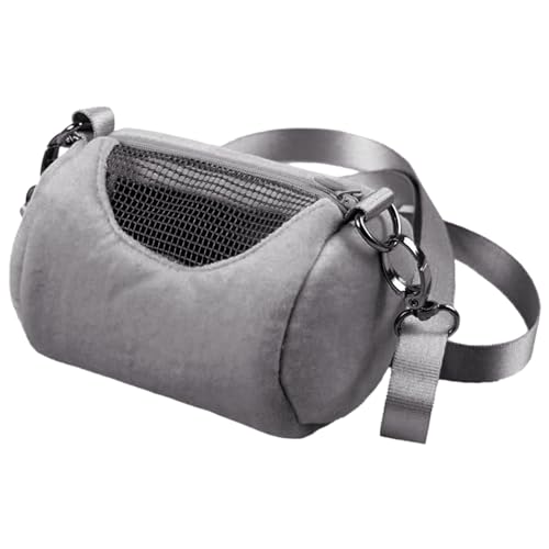 Hamster-Tragetasche, warmer Plüsch-Rucksack für Kleintiere, Kleintiere, Reise-Tragetasche mit Netzfenster, Eidechse, Vogel, Kaninchen, Käfig Hamster-Tragetasche, warmer Plüsch-Rucksack für Kleintiere, Kleintiere, Reise-Tragetasche mit Netzfenster, Eidechse, Vogel, Kaninchen, Käfig von smai