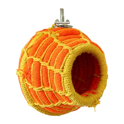Handgewebtes Vogelnest, tragbares Vogelnest, Käfigdekoration, multifunktionaler Schlüpfkasten, Papageiennest, kreativ, winddicht, Winterhöhle für Wellensittiche, Sittiche, Nymphensittiche Handgewebtes Vogelnest, tragbares Vogelnest, Käfigdekoration, multifunktionaler Schlüpfkasten, Papageiennest, kreativ, winddicht, Winterhöhle für Wellensittiche, Sittiche, Nymphensittiche von smai