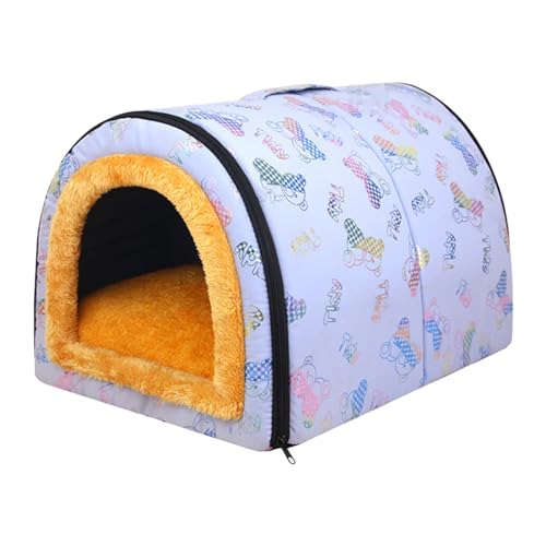 Hundebett, Höhle, wasserdichtes Haustierzelt, Winter-Katzenhaus für Indoor-Katzen, warmes Hundehaus mit rutschfester Unterseite Hundebett, Höhle, wasserdichtes Haustierzelt, Winter-Katzenhaus für Indoor-Katzen, warmes Hundehaus mit rutschfester Unterseite von smai
