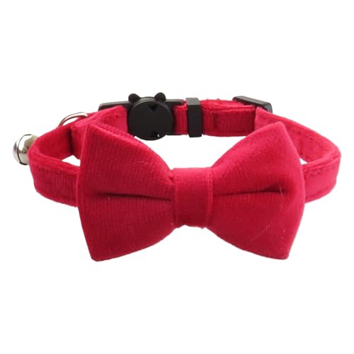 Hundehalsband mit Fliege und Klingelglocke – schöne Halsbänder für Zuhause, Hochzeit, Spazierengehen, Reisen Hundehalsband mit Fliege und Klingelglocke – schöne Halsbänder für Zuhause, Hochzeit, Spazierengehen, Reisen von smai
