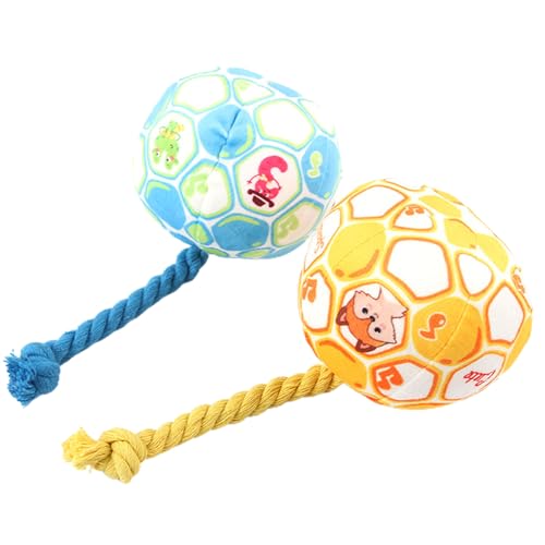 Jolly Ball für Hunde – Weicher elastischer Hundeball mit Baumwollseil, geeignet für Outdoor-Spielen, Zuhause, Geburtstag und Indoor-Spielen Jolly Ball für Hunde – Weicher elastischer Hundeball mit Baumwollseil, geeignet für Outdoor-Spielen, Zuhause, Geburtstag und Indoor-Spielen von smai
