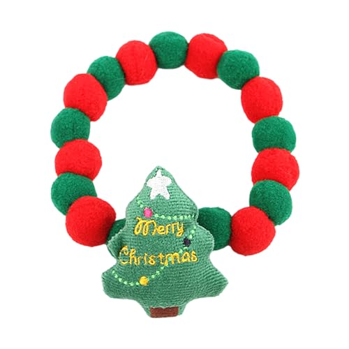 Katzenhalsband für Weihnachten, weich, verstellbar, weich, Weihnachtsschmuck, Party, Hochzeitszubehör Katzenhalsband für Weihnachten, weich, verstellbar, weich, Weihnachtsschmuck, Party, Hochzeitszubehör von smai