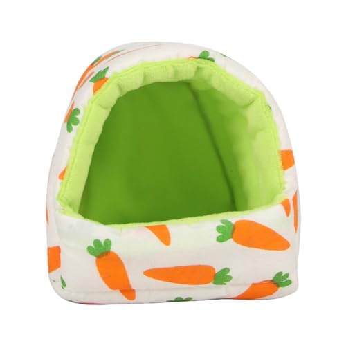 Kleintierbett | Modisches, halbgeschlossenes Chinchilla-Nest mit Karottenmuster – warmes Haustierbett, Hamsterbett für kleine Haustiere, Chinchilla, Frettchen Kleintierbett | Modisches, halbgeschlossenes Chinchilla-Nest mit Karottenmuster – warmes Haustierbett, Hamsterbett für kleine Haustiere, Chinchilla, Frettchen von smai