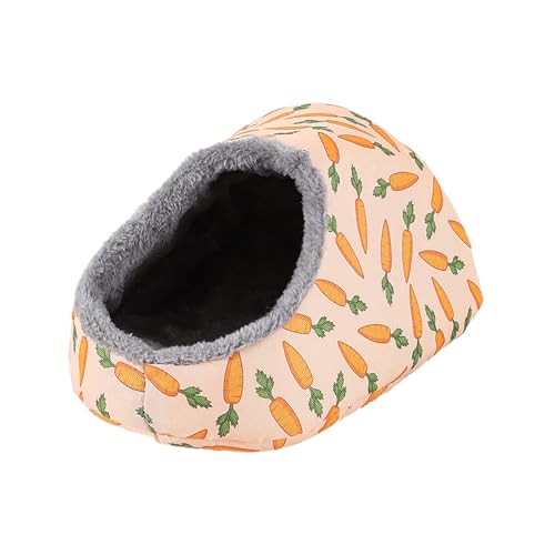 Kleintierbetten | Kleines Hamsterhaus Plüsch Hamster Versteck - Höhlenbett Meerschweinchen Zubehör, Hamster Warmbett für Chinchilla, Zuckergleiter Kleintierbetten | Kleines Hamsterhaus Plüsch Hamster Versteck - Höhlenbett Meerschweinchen Zubehör, Hamster Warmbett für Chinchilla, Zuckergleiter von smai