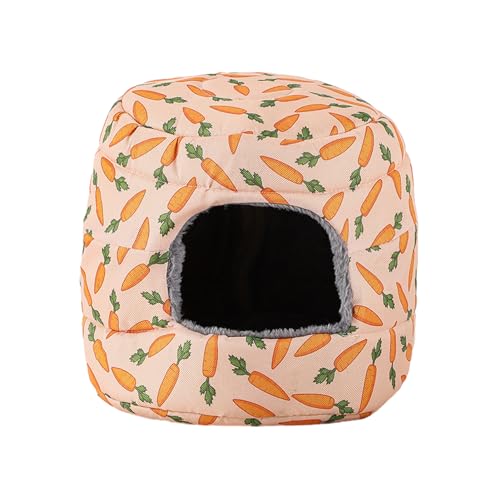 Kleintierbetten | Kleines Hamsterhaus Plüsch Hamster Versteck - Höhlenbett Meerschweinchen Zubehör, Hamster Warmbett für Chinchilla, Zuckergleiter Kleintierbetten | Kleines Hamsterhaus Plüsch Hamster Versteck - Höhlenbett Meerschweinchen Zubehör, Hamster Warmbett für Chinchilla, Zuckergleiter von smai