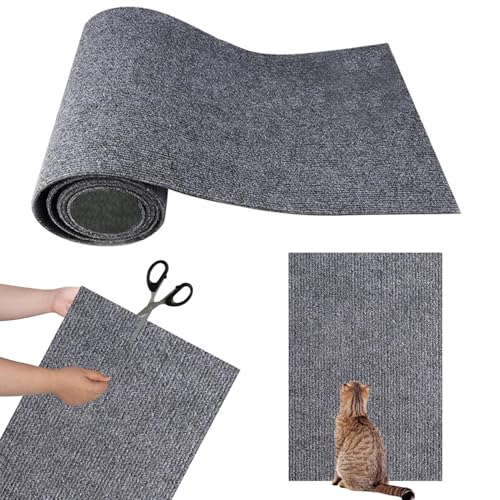 Kratzteppich Selbstklebend - Flach Katze Kratzteppich Matte für Möbel, Katzenwand, Kratzbäume Kratzteppich Selbstklebend - Flach Katze Kratzteppich Matte für Möbel, Katzenwand, Kratzbäume von smai