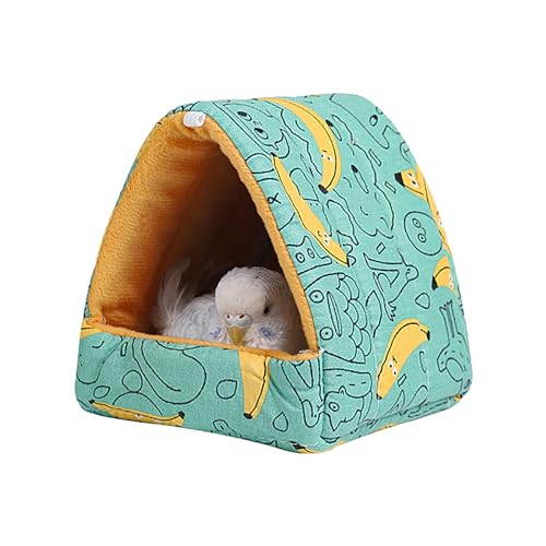 Papageienbett, Vogelversteck, Zubehör, warmes Bett für Wellensittiche – niedliches Spielzeugnest mit Plüschmaterial für Lovelybirds, Sittiche und kleine und mittelgroße Vögel Papageienbett, Vogelversteck, Zubehör, warmes Bett für Wellensittiche – niedliches Spielzeugnest mit Plüschmaterial für Lovelybirds, Sittiche und kleine und mittelgroße Vögel von smai
