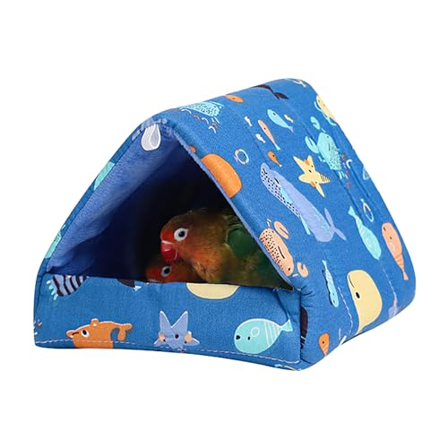 Papageienbett, Vogelversteck, Zubehör, warmes Bett für Wellensittiche – niedliches Spielzeugnest mit Plüschmaterial für Lovelybirds, Sittiche und kleine und mittelgroße Vögel Papageienbett, Vogelversteck, Zubehör, warmes Bett für Wellensittiche – niedliches Spielzeugnest mit Plüschmaterial für Lovelybirds, Sittiche und kleine und mittelgroße Vögel von smai