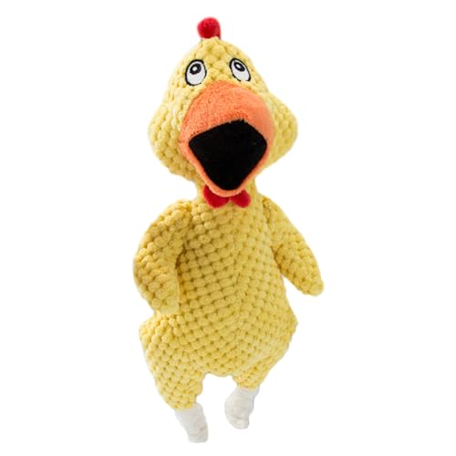 Quietschendes Huhn-Hundespielzeug – quietschendes Huhn-Spielzeug, Quietschgeräusch, Kauspielzeug für Backenzähne, lustiges interaktives Kauspielzeug für Welpen, Kauspielzeug Quietschendes Huhn-Hundespielzeug – quietschendes Huhn-Spielzeug, Quietschgeräusch, Kauspielzeug für Backenzähne, lustiges interaktives Kauspielzeug für Welpen, Kauspielzeug von smai