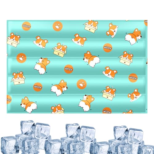 Selbstkühlendes Haustierkissen | Atmungsaktive Hundekühlmatte für drinnen und draußen | ideal für extra große Hunde, Welpen, Katzen und alle Tiere Selbstkühlendes Haustierkissen | Atmungsaktive Hundekühlmatte für drinnen und draußen | ideal für extra große Hunde, Welpen, Katzen und alle Tiere von smai