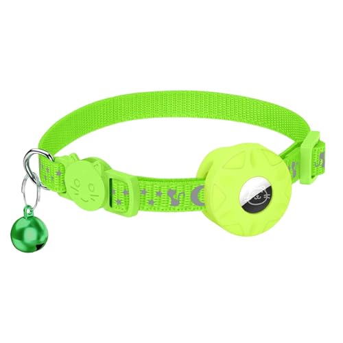 Sicherheitsglocken-Katzenhalsband, verstellbare Halsbänder, verstärktes Design, Haustierzubehör für kleine, mittelgroße und große Katzen Sicherheitsglocken-Katzenhalsband, verstellbare Halsbänder, verstärktes Design, Haustierzubehör für kleine, mittelgroße und große Katzen von smai
