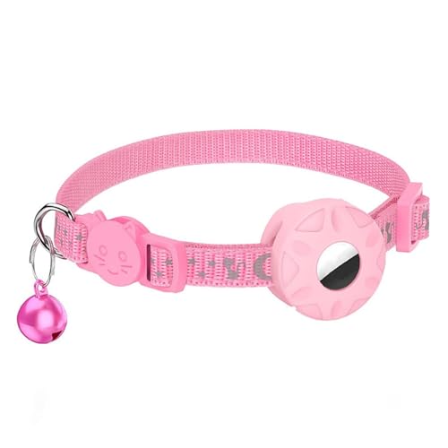 Sicherheitsglocken-Katzenhalsband, verstellbare Halsbänder, verstärktes Design, Haustierzubehör für kleine, mittelgroße und große Katzen Sicherheitsglocken-Katzenhalsband, verstellbare Halsbänder, verstärktes Design, Haustierzubehör für kleine, mittelgroße und große Katzen von smai