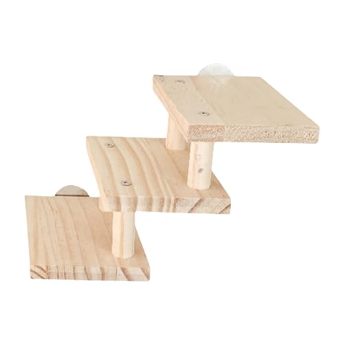Stabile Hamsterkäfigleiter | Holz-Bissbrücke, kaufeste Kletterplattform Spielzeug | Entwickelt für Chinchillas, Meerschweinchen, kleine Schweinchen Stabile Hamsterkäfigleiter | Holz-Bissbrücke, kaufeste Kletterplattform Spielzeug | Entwickelt für Chinchillas, Meerschweinchen, kleine Schweinchen von smai