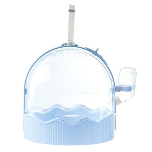 Tragbarer kleiner Hamsterkäfig | Transparenter Outdoor-Mini-Haustierkäfig für Eichhörnchen, Hamster | Inklusive Wasserflasche für einfaches Reisen Tragbarer kleiner Hamsterkäfig | Transparenter Outdoor-Mini-Haustierkäfig für Eichhörnchen, Hamster | Inklusive Wasserflasche für einfaches Reisen von smai
