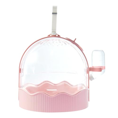 Tragbarer kleiner Hamsterkäfig | Transparenter Outdoor-Mini-Haustierkäfig für Eichhörnchen, Hamster | Inklusive Wasserflasche für einfaches Reisen Tragbarer kleiner Hamsterkäfig | Transparenter Outdoor-Mini-Haustierkäfig für Eichhörnchen, Hamster | Inklusive Wasserflasche für einfaches Reisen von smai