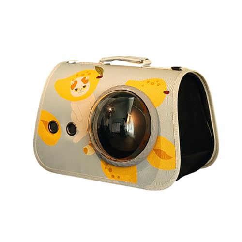 Tragetasche für Katzen, transparent, mit Belüftung, Haustiertasche mit komfortablem Reißverschluss, für Reisen, Wandern, Outdoor, geeignet für Katzen und kleine Hunde Tragetasche für Katzen, transparent, mit Belüftung, Haustiertasche mit komfortablem Reißverschluss, für Reisen, Wandern, Outdoor, geeignet für Katzen und kleine Hunde von smai
