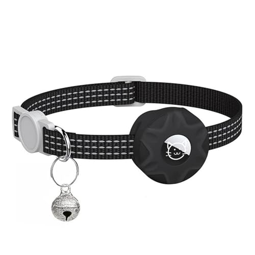 Verstellbares Hundehalsband mit Silikon-Halterung für Luftmarken und reflektierendem Hundehalsband, Glocke, leuchtendes Halsband für nächtliche Spaziergänge, Haustierhalsband für kleine Haustiere, Verstellbares Hundehalsband mit Silikon-Halterung für Luftmarken und reflektierendem Hundehalsband, Glocke, leuchtendes Halsband für nächtliche Spaziergänge, Haustierhalsband für kleine Haustiere, von smai