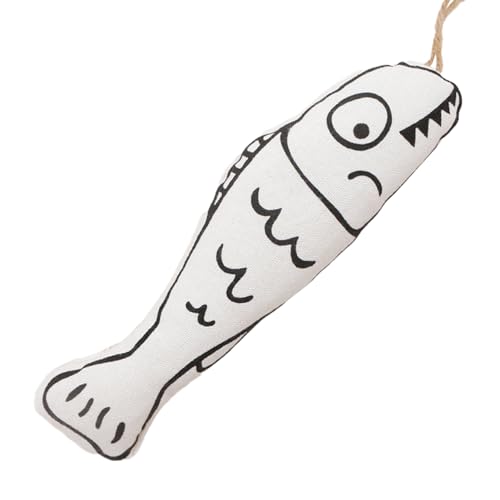 smai Katzenminze Fisch Spielzeug | Baumwolle Katzenminze Fisch Weiche Rassel Spielzeug - Multifunktionales Katzenbedarf, Interessantes Bissfestes Interaktives Katzenspielzeug für Katzen, Kätzchen, smai Katzenminze Fisch Spielzeug | Baumwolle Katzenminze Fisch Weiche Rassel Spielzeug - Multifunktionales Katzenbedarf, Interessantes Bissfestes Interaktives Katzenspielzeug für Katzen, Kätzchen, von smai