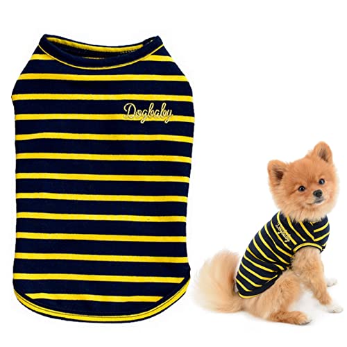 SMALLLEE_LUCKY_STORE Haustier-Top für kleine Hunde, Baumwolle, gestreift, Größe XXL, Rot SMALLLEE_LUCKY_STORE Haustier-Top für kleine Hunde, Baumwolle, gestreift, Größe XXL, Rot von smalllee_lucky_store