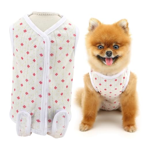 SMALLLEE_LUCKY_STORE Hunde-Operationsanzug für Hunde und Katzen, Kegel, E-Halsband, alternative Bauchwunden, Spay-Bandagen, Einteiler, Anti-Lecken, Haustier-chirurgische Genesung, kuscheliger Anzug, SMALLLEE_LUCKY_STORE Hunde-Operationsanzug für Hunde und Katzen, Kegel, E-Halsband, alternative Bauchwunden, Spay-Bandagen, Einteiler, Anti-Lecken, Haustier-chirurgische Genesung, kuscheliger Anzug, von smalllee_lucky_store