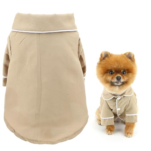 SMALLLEE_LUCKY_STORE Hunde-Pyjama für kleine, mittelgroße Hunde und Katzen, weiche Haustier-Nachtwäsche, Hemden, bequem, Revers, Loungewear, Kleidung, Bulldogge, Chihuahua, Yorkie, Zweibeiner-Outfit, SMALLLEE_LUCKY_STORE Hunde-Pyjama für kleine, mittelgroße Hunde und Katzen, weiche Haustier-Nachtwäsche, Hemden, bequem, Revers, Loungewear, Kleidung, Bulldogge, Chihuahua, Yorkie, Zweibeiner-Outfit, von smalllee_lucky_store
