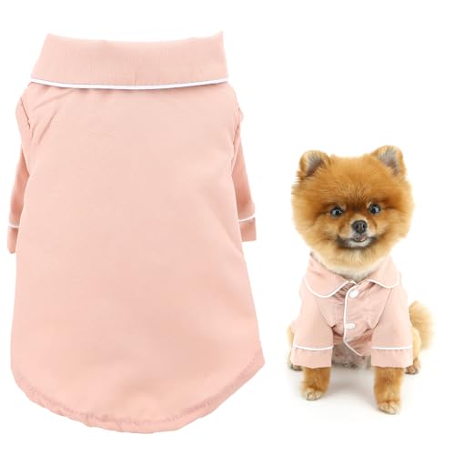 SMALLLEE_LUCKY_STORE Hunde-Pyjama für kleine, mittelgroße Hunde und Katzen, weiche Haustier-Nachtwäsche, Hemden, bequem, Revers, Loungewear, Kleidung, Bulldogge, Chihuahua, Yorkie, Zweibeiner-Outfit, SMALLLEE_LUCKY_STORE Hunde-Pyjama für kleine, mittelgroße Hunde und Katzen, weiche Haustier-Nachtwäsche, Hemden, bequem, Revers, Loungewear, Kleidung, Bulldogge, Chihuahua, Yorkie, Zweibeiner-Outfit, von smalllee_lucky_store
