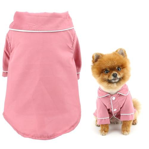 SMALLLEE_LUCKY_STORE Hunde-Pyjama für kleine, mittelgroße Hunde und Katzen, weiche Haustier-Nachtwäsche, bequem, Revers, Loungewear, Kleidung, Bulldogge, Chihuahua, Yorkie, Zweibeiner-Outfit, Violett, SMALLLEE_LUCKY_STORE Hunde-Pyjama für kleine, mittelgroße Hunde und Katzen, weiche Haustier-Nachtwäsche, bequem, Revers, Loungewear, Kleidung, Bulldogge, Chihuahua, Yorkie, Zweibeiner-Outfit, Violett, von smalllee_lucky_store