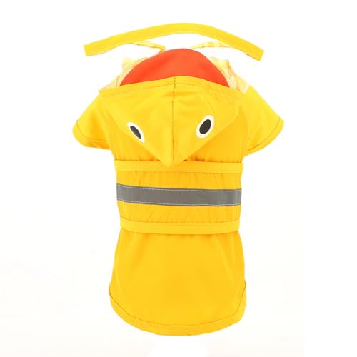 SMALLLEE_LUCKY_STORE Hunde-Regenmantel mit transparenter Kapuze und Loch für Geschirr, verstellbar, wasserdicht, Regenjacke für kleine, mittelgroße und große Hunde, Jungen, Mädchen, reflektierender SMALLLEE_LUCKY_STORE Hunde-Regenmantel mit transparenter Kapuze und Loch für Geschirr, verstellbar, wasserdicht, Regenjacke für kleine, mittelgroße und große Hunde, Jungen, Mädchen, reflektierender von smalllee_lucky_store