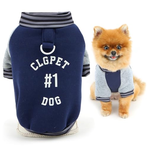 SMALLLEE_LUCKY_STORE Hunde-Sweatshirt mit Fleecefutter für Xsmall und kleine Hunde, Haustierpullover mit Buchstabendruck und Leinen-Ring, warmer Pullover, Winterkleidung, Welpen, Katzen, Chihuahua SMALLLEE_LUCKY_STORE Hunde-Sweatshirt mit Fleecefutter für Xsmall und kleine Hunde, Haustierpullover mit Buchstabendruck und Leinen-Ring, warmer Pullover, Winterkleidung, Welpen, Katzen, Chihuahua von smalllee_lucky_store