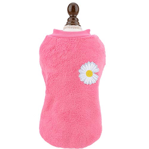 SMALLLEE_LUCKY_STORE Fleece-Pullover für kleine Hunde / Katzen / Mädchen / Jungen, gemütlich, weich, mit Blumenmuster, Größe XXL SMALLLEE_LUCKY_STORE Fleece-Pullover für kleine Hunde / Katzen / Mädchen / Jungen, gemütlich, weich, mit Blumenmuster, Größe XXL von smalllee_lucky_store