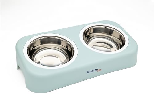 Smarty Life Erhöhte schräge Edelstahl Katzen- & Hundenäpfe Geschirr für Futter und Wasser - Katzenfutter Schüssel - Hundefutterschale - Edelstahl Hundenäpfe - Haustier Schüssel Set - 17.0 x 34.5 x 8.0 Smarty Life Erhöhte schräge Edelstahl Katzen- & Hundenäpfe Geschirr für Futter und Wasser - Katzenfutter Schüssel - Hundefutterschale - Edelstahl Hundenäpfe - Haustier Schüssel Set - 17.0 x 34.5 x 8.0 von smarty Life
