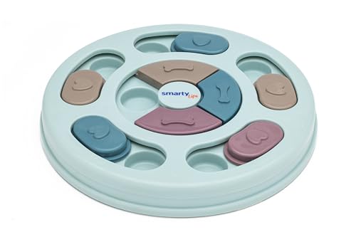 smarty Life Interaktiver Futternapf für langsames Fressen für Hunde – langsamer Futternapf für gesunde Ernährung – Katzen-Futterspender – Leckerli-Puzzle-Futterspender – Leckerli-Spender für Hunde – von smarty Life
