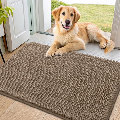 Smiry Hundebett-Matte, ultraweich, rutschfest, waschbar, schnell trocknend, Chenille, Schlafmatratze für große, mittelgroße und kleine Hunde, Camel Smiry Hundebett-Matte, ultraweich, rutschfest, waschbar, schnell trocknend, Chenille, Schlafmatratze für große, mittelgroße und kleine Hunde, Camel von smiry
