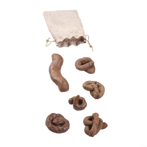Tricksters Choice 6 Stück realistische gefälschte Hundekot-Streiche, Gag Witzspielzeug, TPR-Material Tricksters Choice 6 Stück realistische gefälschte Hundekot-Streiche, Gag Witzspielzeug, TPR-Material von snowchecking
