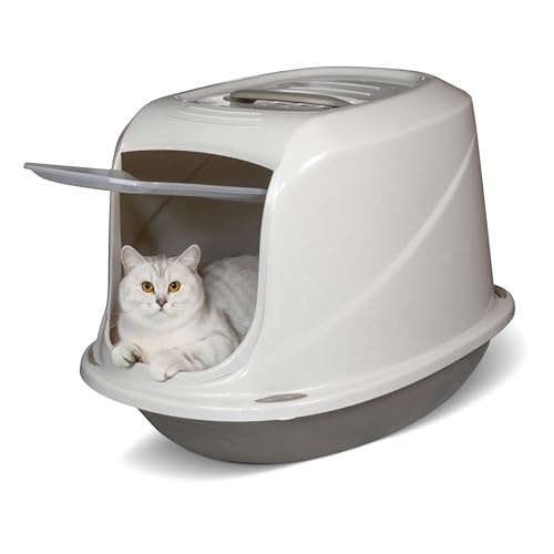 Snugsy Katzenklo mit Deckel - M - Katzentoilette - Geruchsarm durch Aktivkohlefilter - Grau 45 x 36 x 32 cm Snugsy Katzenklo mit Deckel - M - Katzentoilette - Geruchsarm durch Aktivkohlefilter - Grau 45 x 36 x 32 cm von snugsy