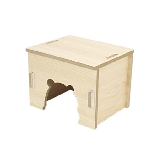 Hamsterversteck aus Holz für Kleintiere, Zwerghamster und Mäuse, Unterhaltung Versteck Höhle Käfig Hamsterversteck aus Holz für Kleintiere, Zwerghamster und Mäuse, Unterhaltung Versteck Höhle Käfig von sodeber